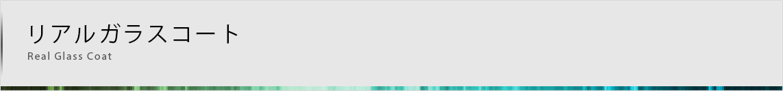 リアルガラスコート